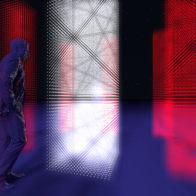 Nebbiu Oeuvre Numerique Homme Brume Halle Arsenal Bonifacio Festi Lumi Shandor Chury Ovvo Studio