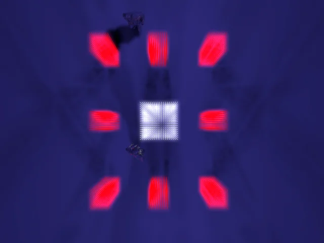 Nebbiu Oeuvre Numerique Vue Haut Halle Arsenal Bonifacio Festi Lumi Shandor Chury Ovvo Studio